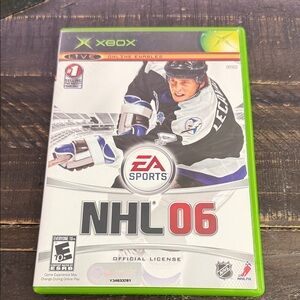 EA Sports NHL 06 Xbox Game - Green Case
